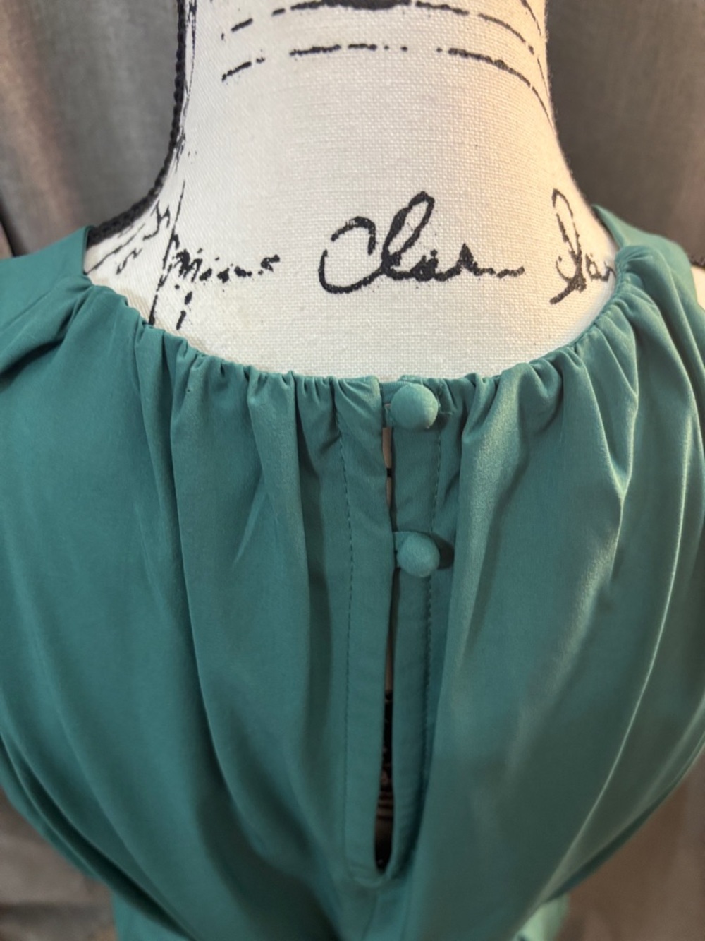 Calvin Klein Women Commuter Halter A-Line Dress Size 8 green - Picture 3 of 3